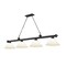 Z-Lite Cordon 4 Light Billiard, Matte Black & Matte Opal 2306-4MB-AMO14 - alternate 1